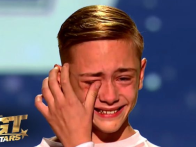 Nervous 14-Y.O. Winner of Romania’s Got Talent IN TEARS as He Enters America’s Got Talent All-Stars